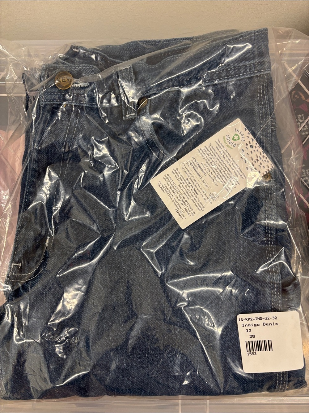 Insect Shield Men’s Work Jeans - Picture 4 of 6